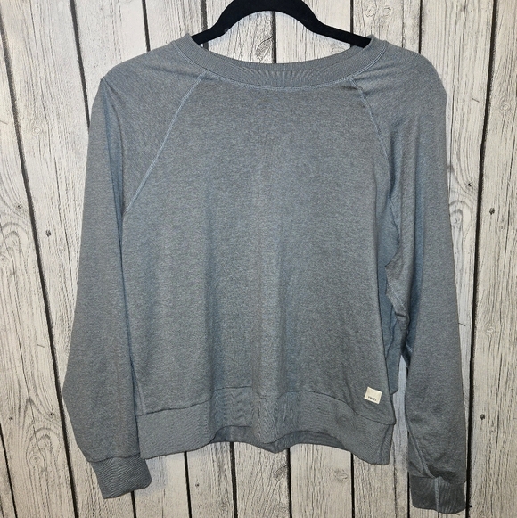 Vuori Sweaters - Vuori Sweatshirt Womens XS Blue Gray Crewneck Raglan Pullover Athletic VW241